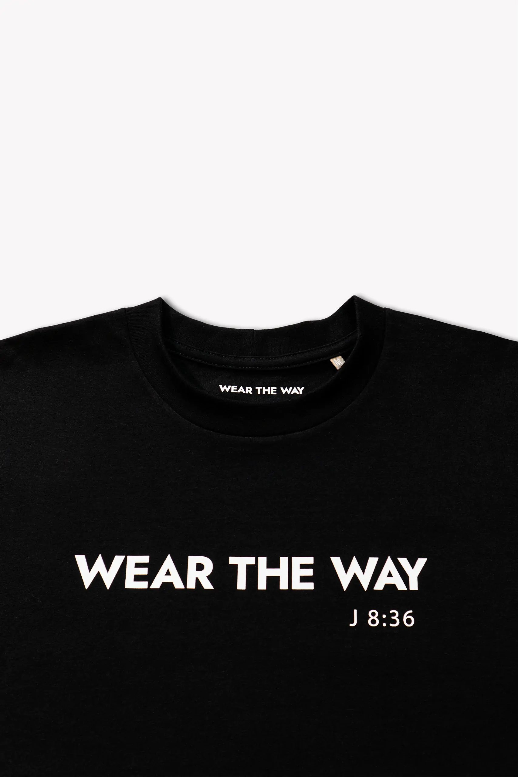 czarny t-shirt oversize "Every breath is a weapon you diminish / anxiety", podgląd detalu, WEAR THE WAY