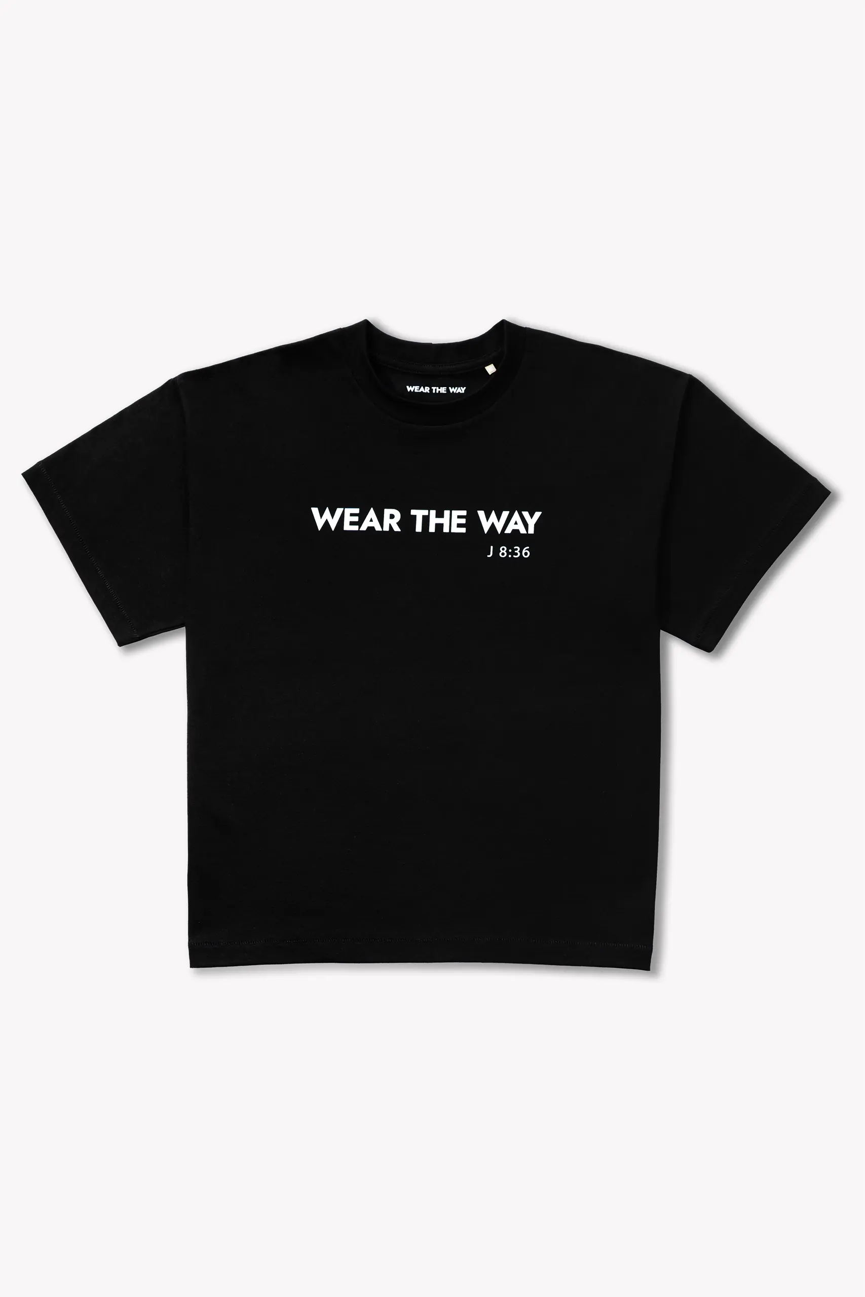 czarny t-shirt oversize z napisem "Every breath is a weapon you diminish / anxiety", podgląd z przodu, WEAR THE WAY