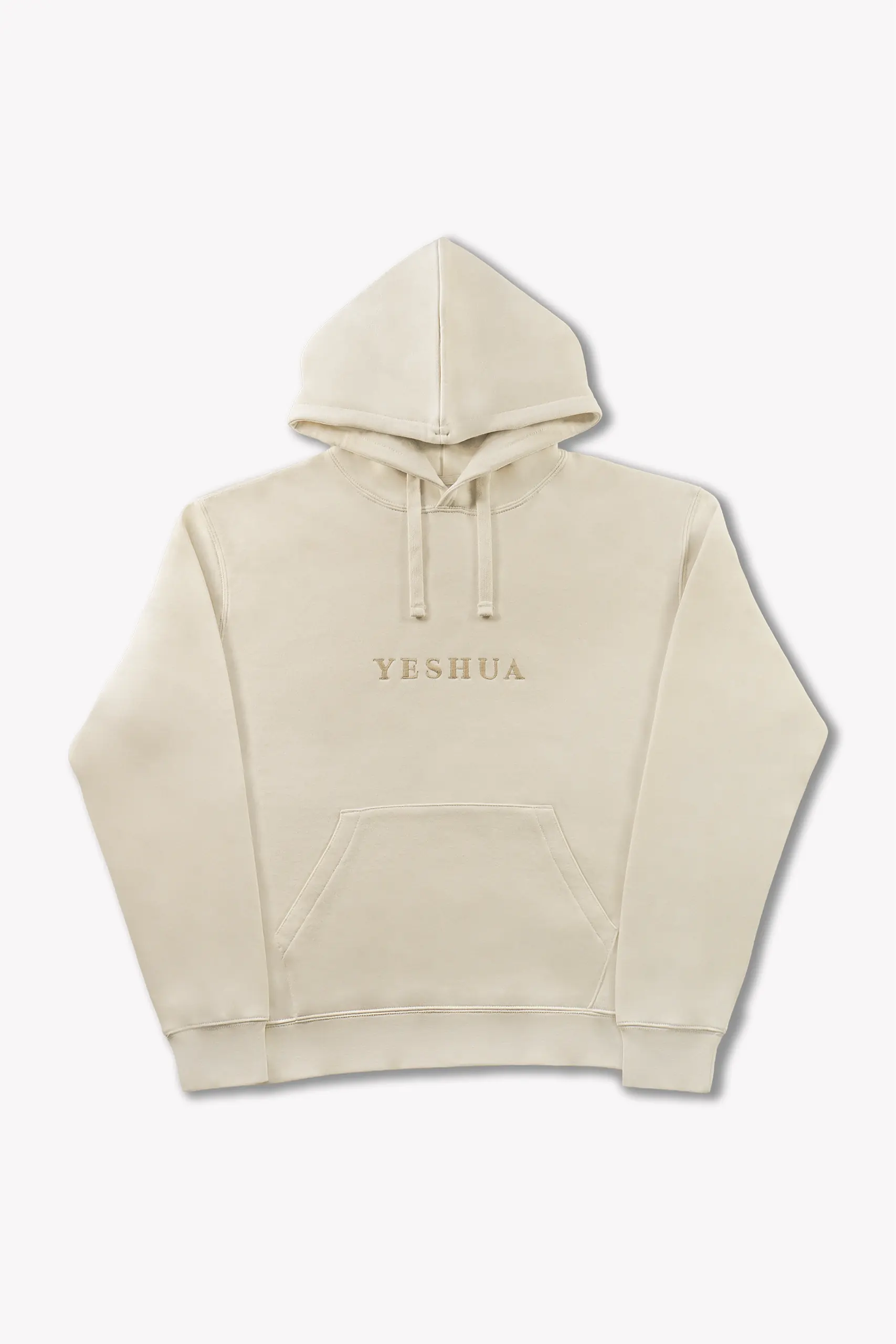 naturalna bluza z kapturem "Yeshua", widok z przodu, WEAR THE WAY