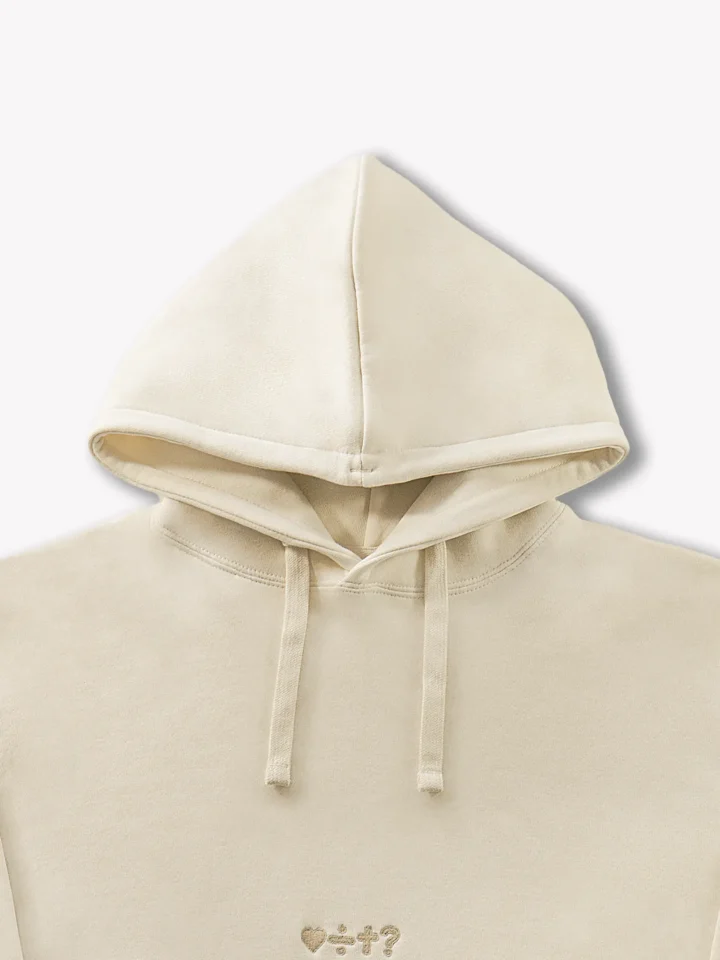 naturalna bluza z kapturem "Zaproszenie", zbliżenie na przód, WEAR THE WAY