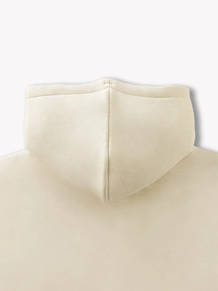 naturalna bluza z kapturem "Zaproszenie", zbliżenie na tył, WEAR THE WAY