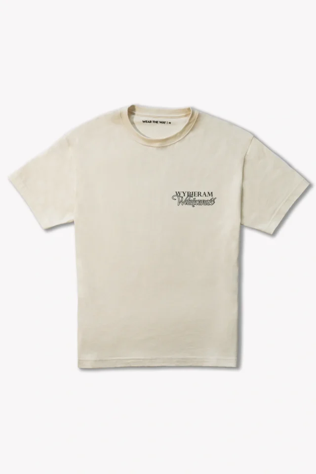 naturalny t-shirt relaxed fit "Wdzięczność", widok z przodu, WEAR THE WAY
